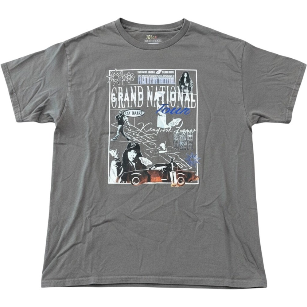 Kendrick Lamar SZA Made in the Streetz Grand National Tour Graphic T-Shirt Sz L
